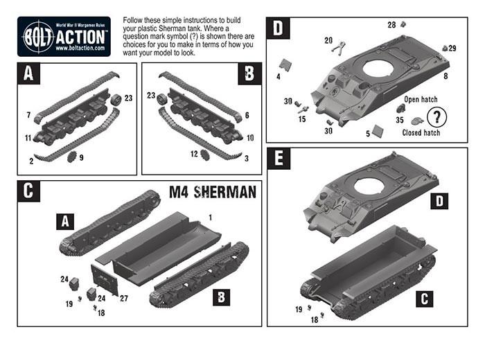 Bolt Action: US M4 Sherman Medium Tank