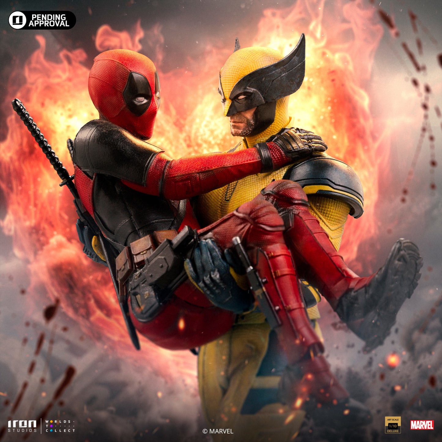 MARVEL DEADPOOL & WOLVERINE 1/10 SCALE STATUE