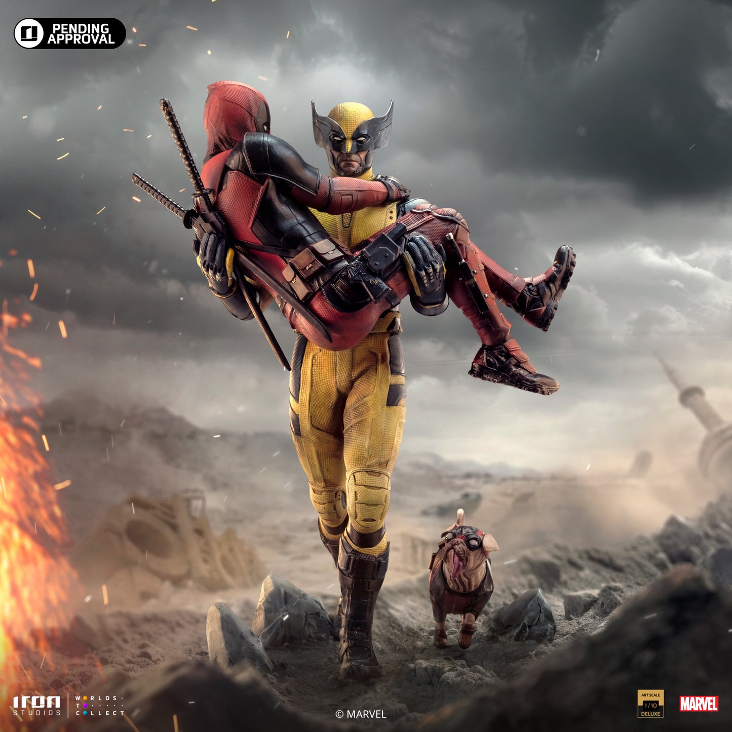 MARVEL DEADPOOL & WOLVERINE 1/10 SCALE STATUE