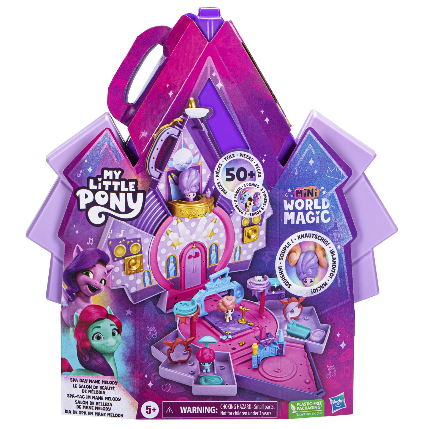 My Little Pony Mini World Magic Spa Day Mane Melody - Princess Pipp Petals