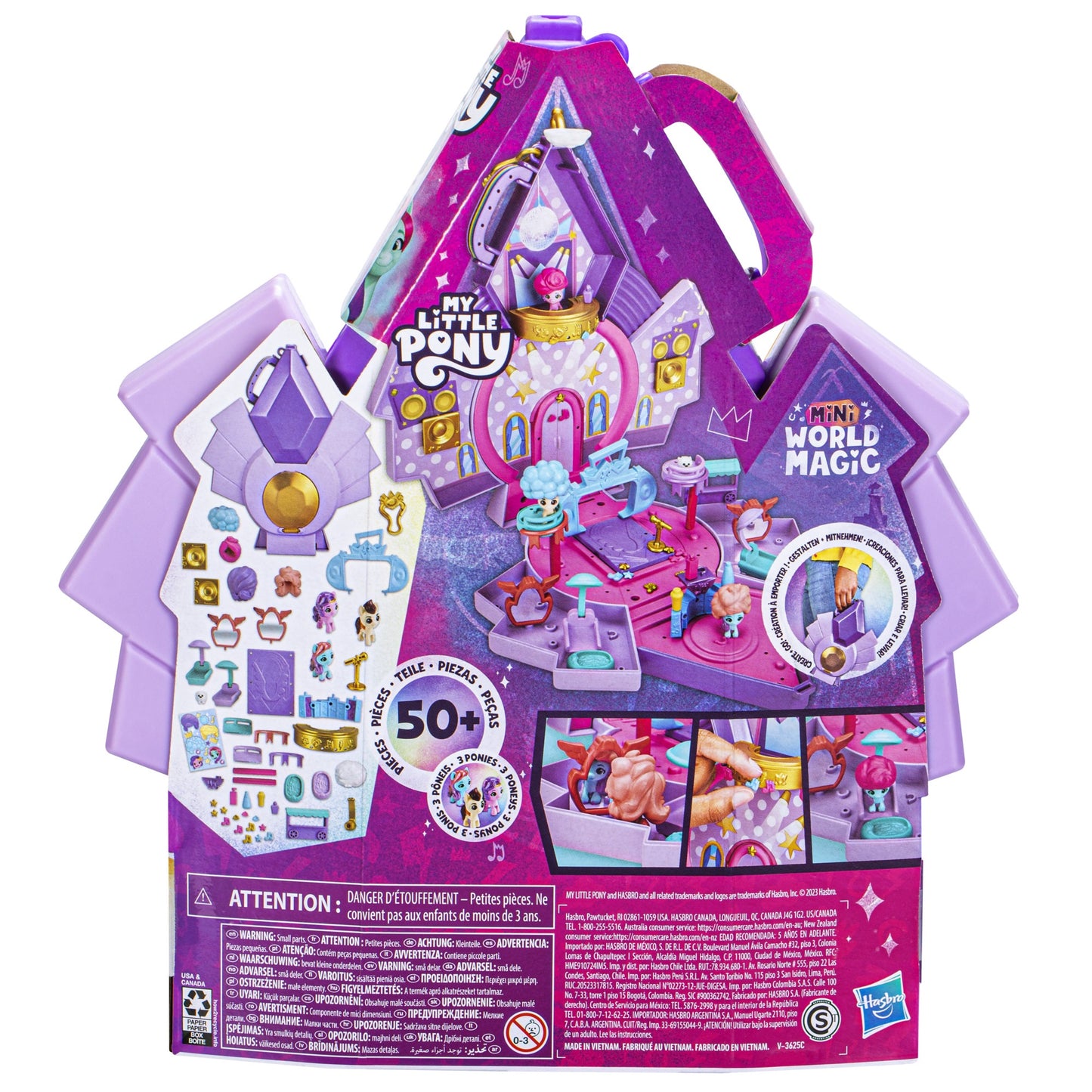 My Little Pony Mini World Magic Spa Day Mane Melody - Princess Pipp Petals