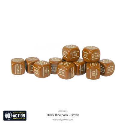 Bolt Action: Orders Dice Packs