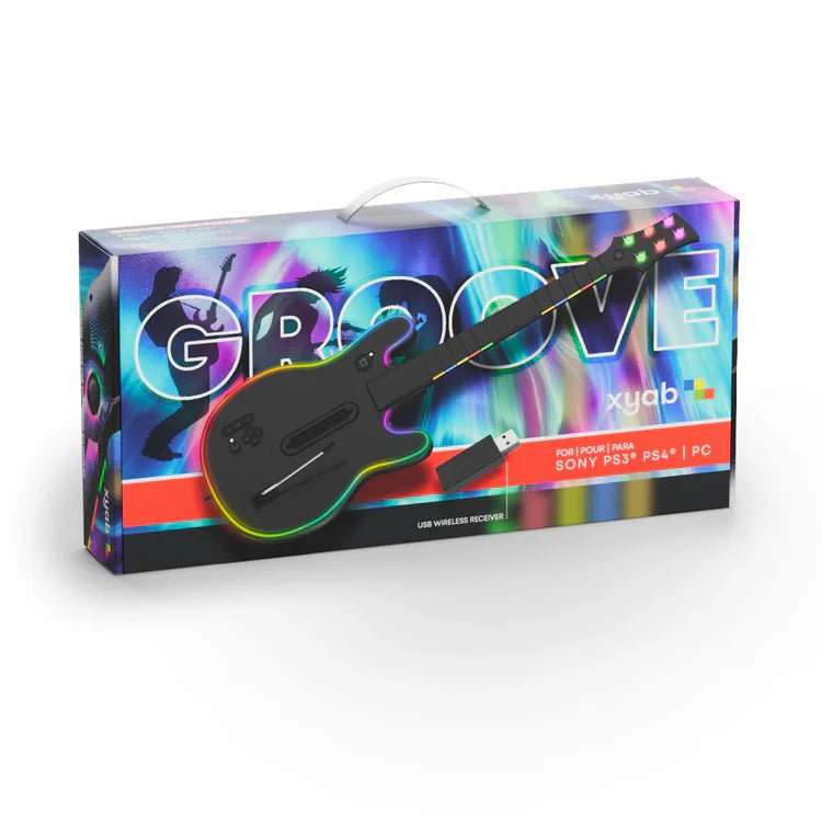 GROOVE Wireless Guitar Controller for PS3, PS4 & PC - Jnstoys