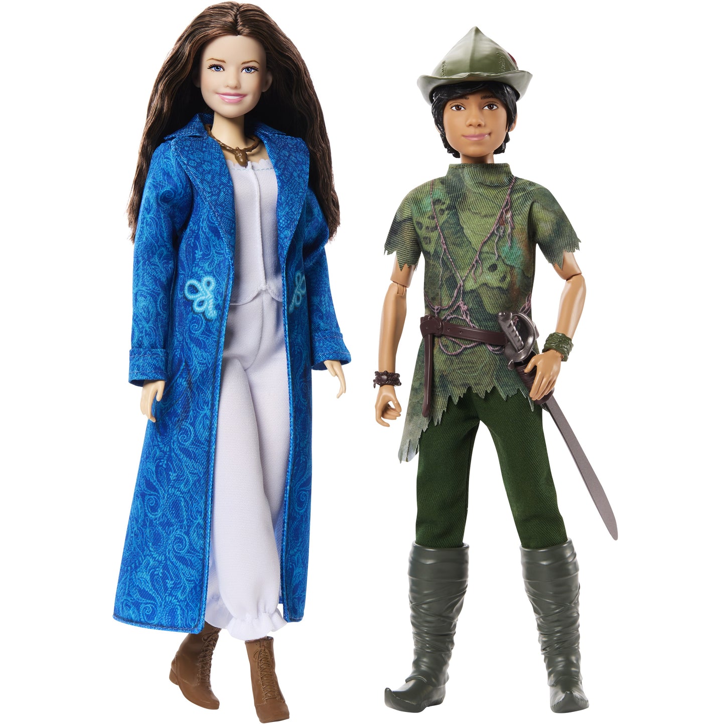 Disney Peter Pan and Wendy Darling Dolls 2-pack