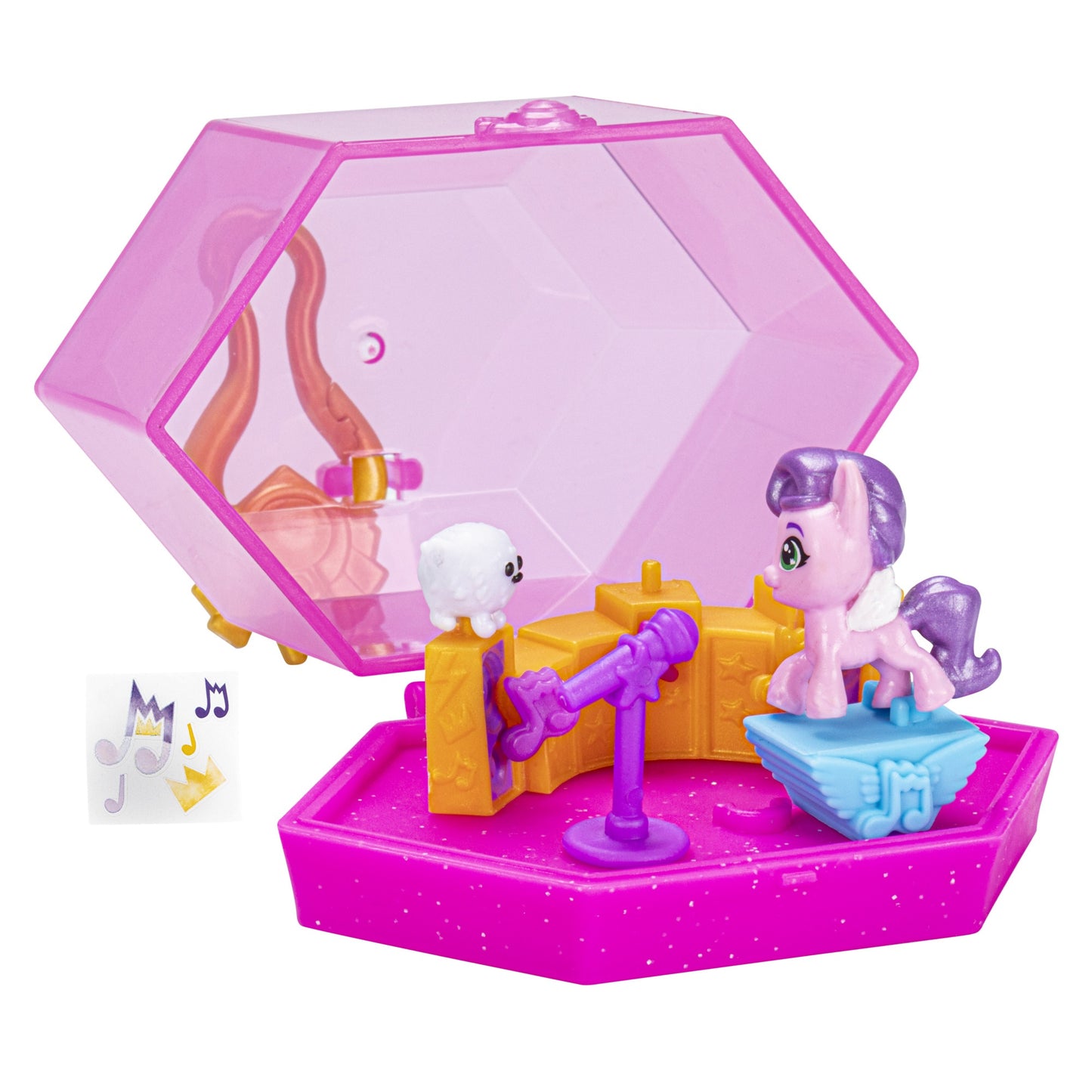 My Little Pony Mini World Magic Crystal Keychain Play Set- Princess Petals