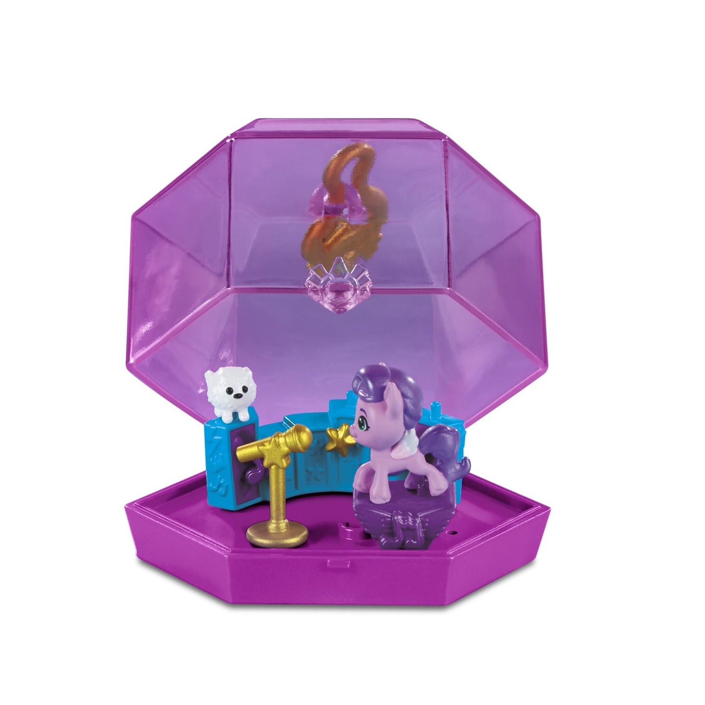 My Little Pony Mini World Magic Crystal Keychain Play Set- Princess Petals