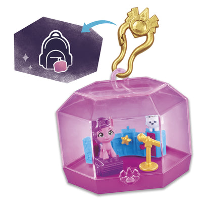 My Little Pony Mini World Magic Crystal Keychain Play Set- Princess Petals