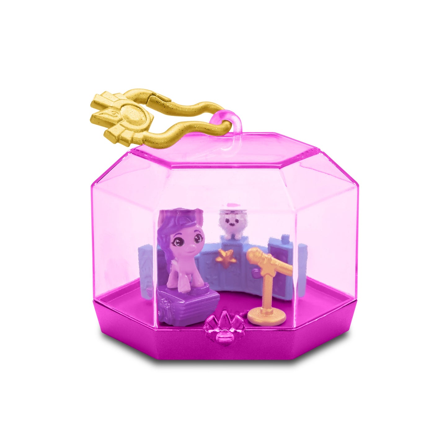 My Little Pony Mini World Magic Crystal Keychain Play Set- Princess Petals