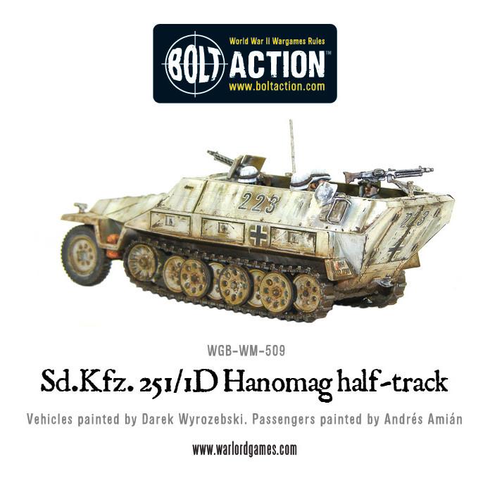 German SD.KFZ 251/1 AUSF D HANOMAG - Half Track