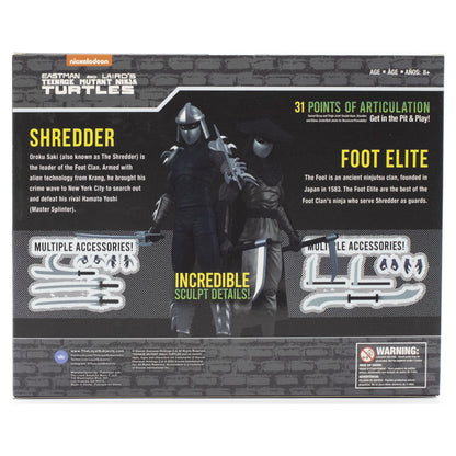 Teenage Mutant Ninja Turtles Shredder and Foot Soldier Shadow Villains 2-Pack