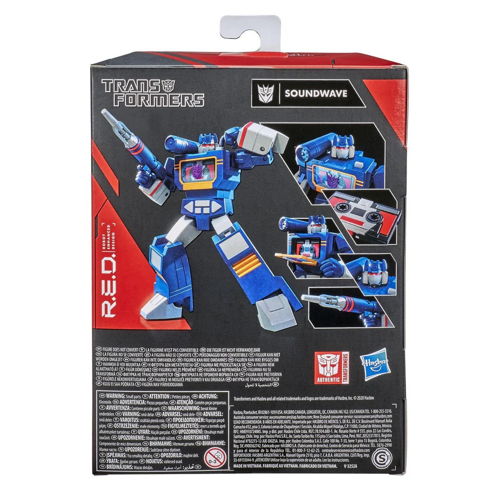 R.E.D. Transformers - Soundwave