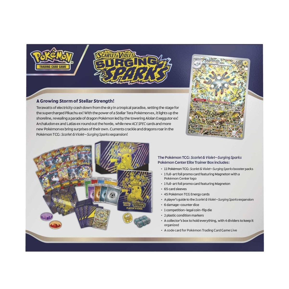 Pokemon TCG: Scarlet and Violet - Surging Sparks Elite Trainer Box