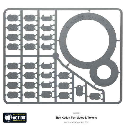 Bolt Action Templates and Token Set