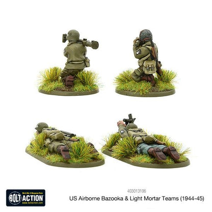 Bolt Action: US Airborne Bazooka and Light Mortar Teams (1944-45)