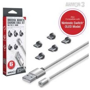 Universal Magnetic Charging Cable Set 6 Pcs - Jnstoys