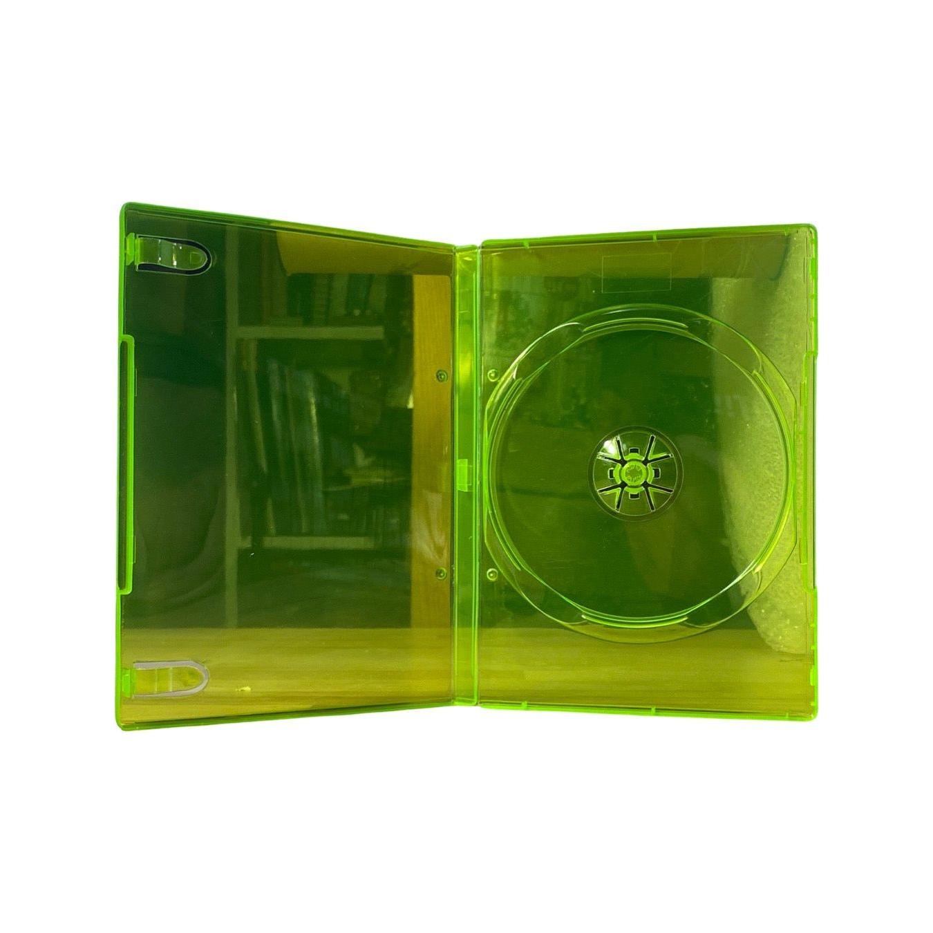 XBOX 360 Translucent Green Video Game Replacement Shell Storage Case - Jnstoys